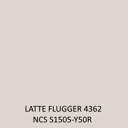 LATTE Flugger 4362, NCS S1505-Y50R